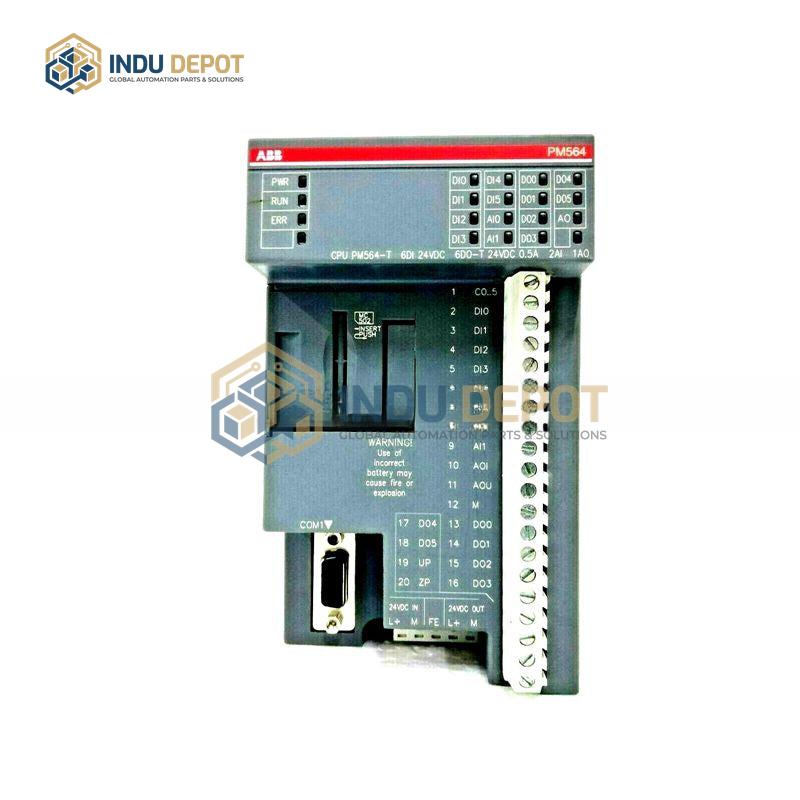 The ABB PM564 CPU from the AC500-eCo series