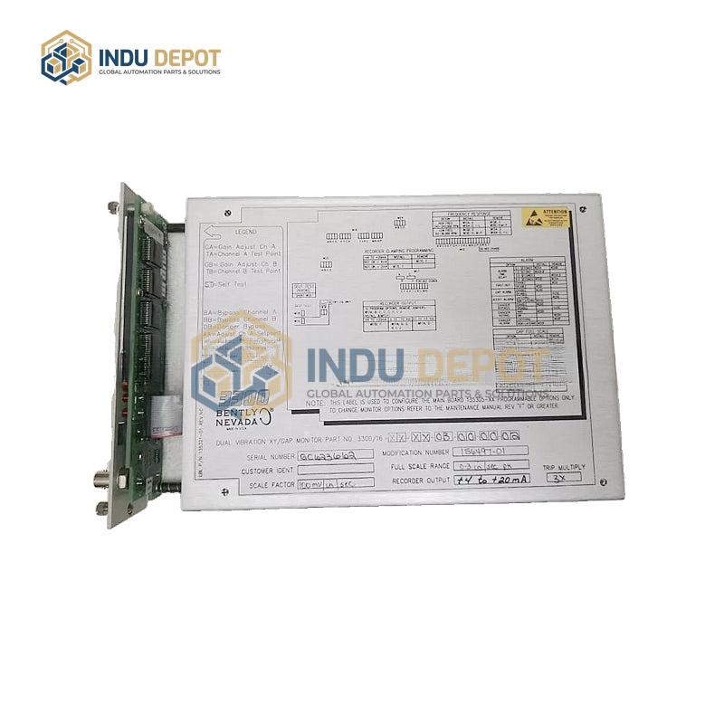 BENTLY NEVADA 135321-01 3300/16 Dual Vibration Monitor