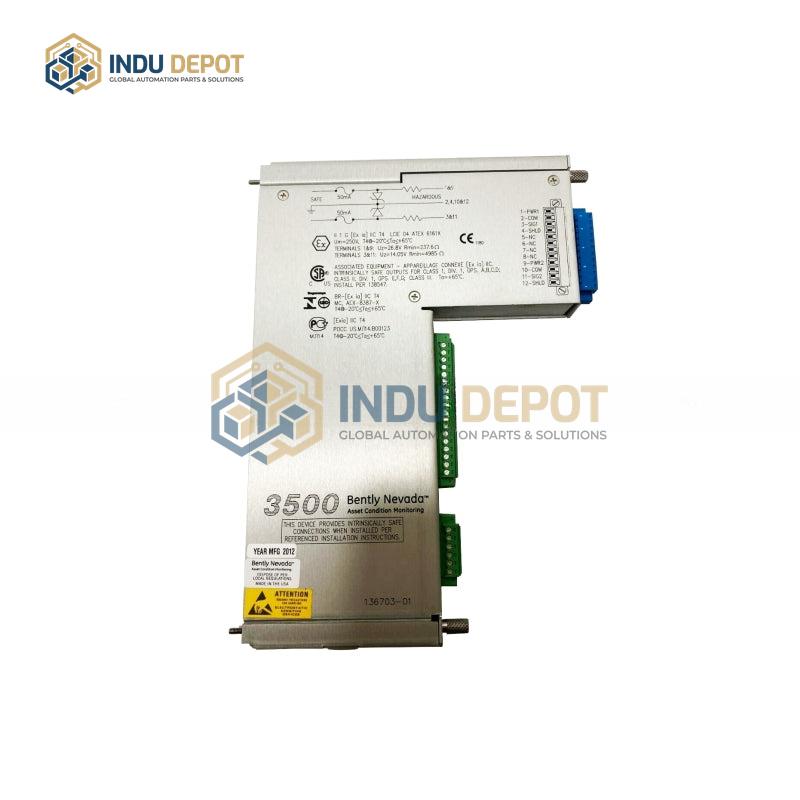 BENTLY NEVADA 136703-01 Discrete Internal Barrier I/O Module