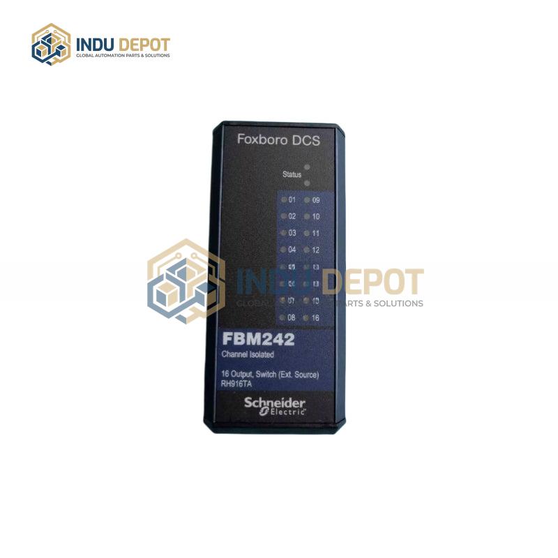 FOXBORO FBM242 RH916TA 16-Channel Discrete Output Interface Component Module