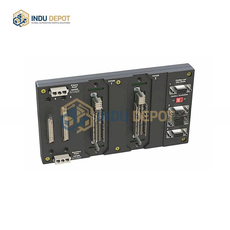 Foxboro RH924YF Standard FCP280 Baseplate for a Vertical Din Rail Mount