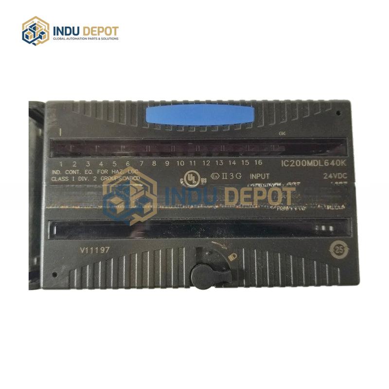 GE Fanuc IC200MDL640K 24 VDC Positive Negative Logic Input Module