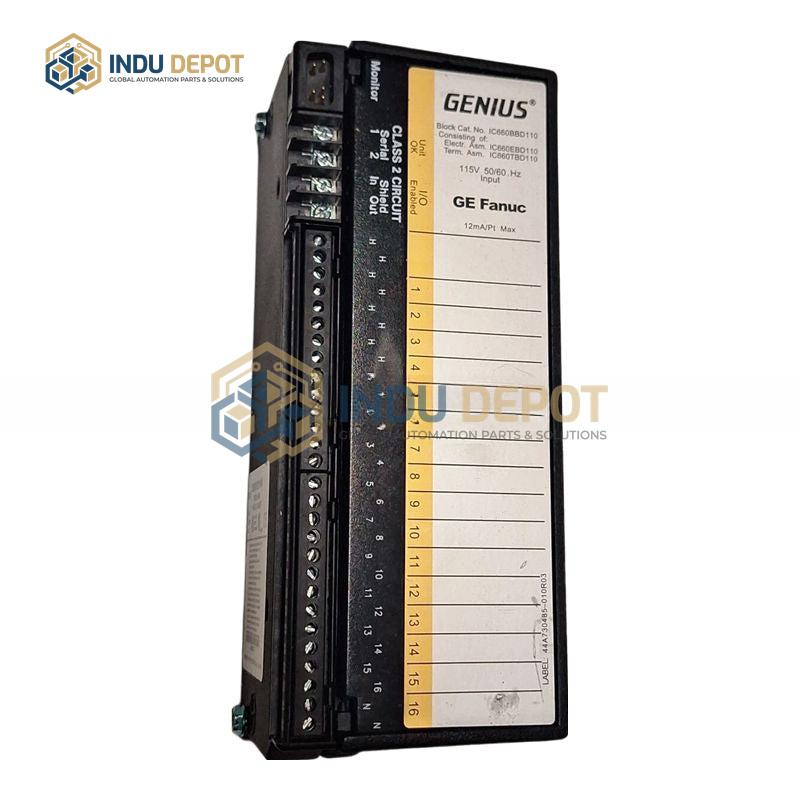 GE IC660EBD110P1 16-Channel Discrete Input Module - Image 2