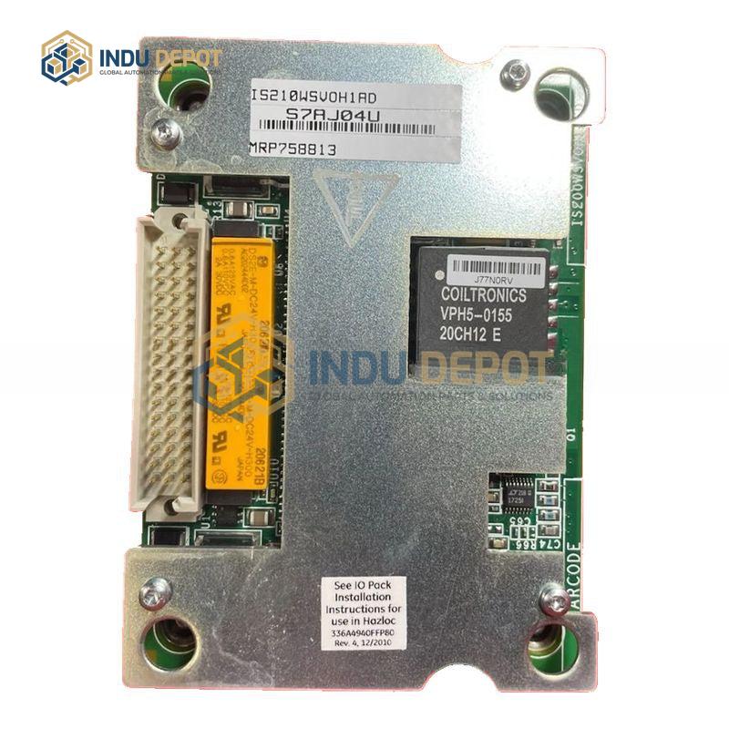 Mark VI I/O Pack Isolator Module IS210WSVOH1A GE