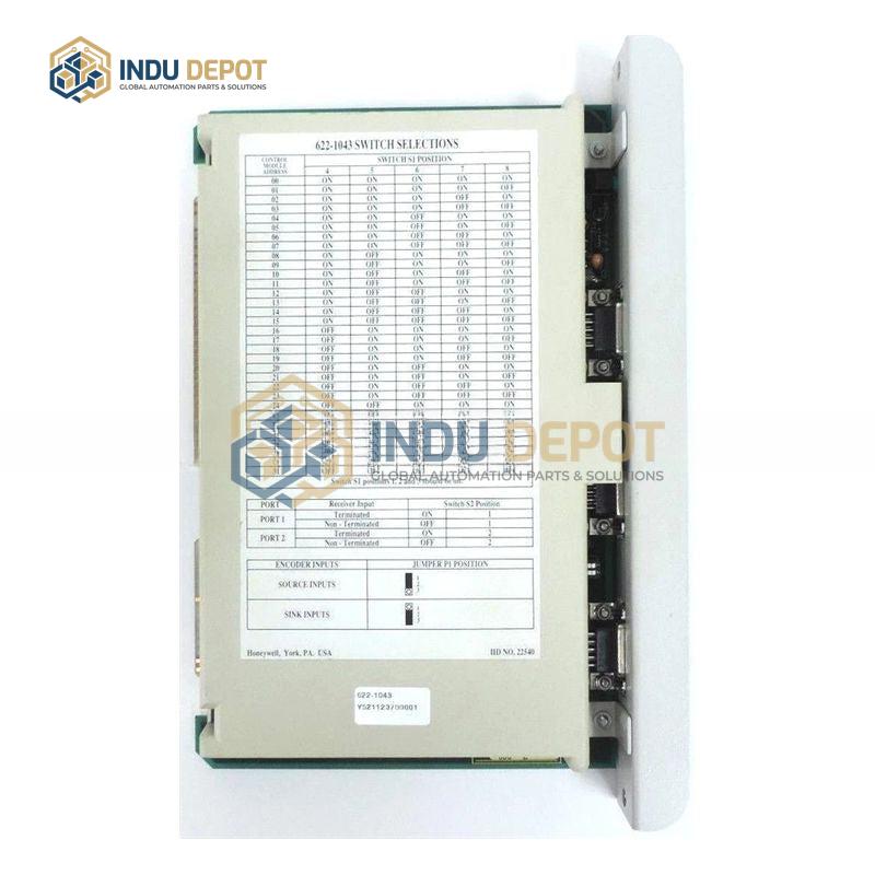 Servo PTP Control Module for PLC Systems 622-1043 Honeywell