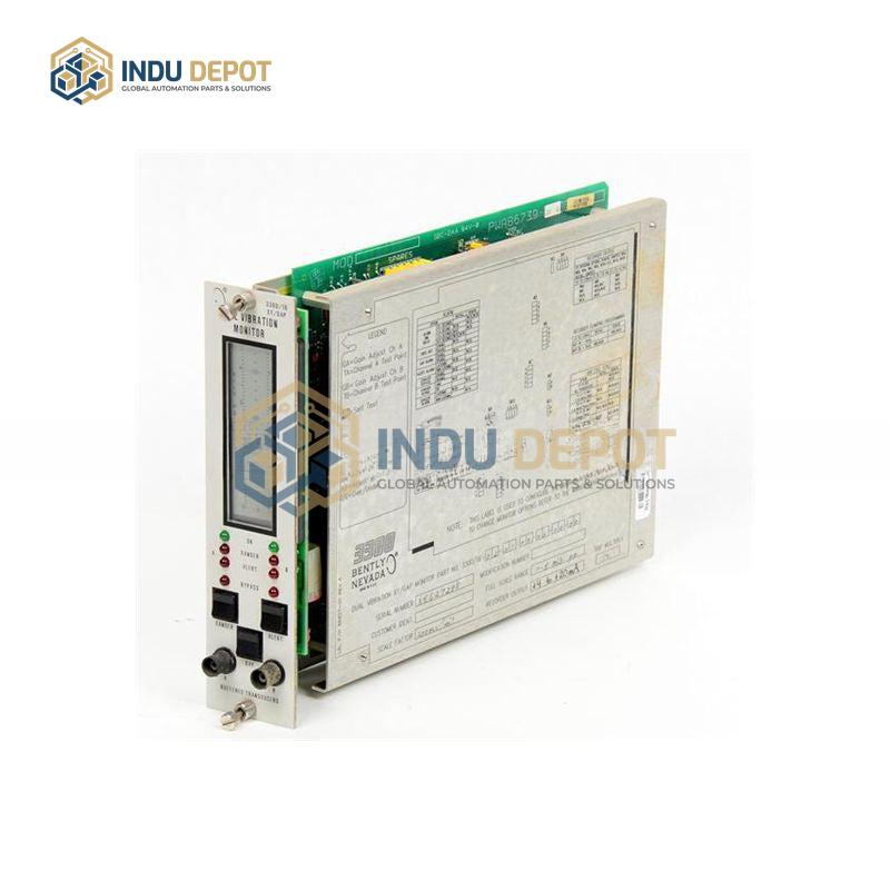 Bently Nevada 3300/16-XX-01-03-00-00-02 XY/Gap Dual Vibration Monitor