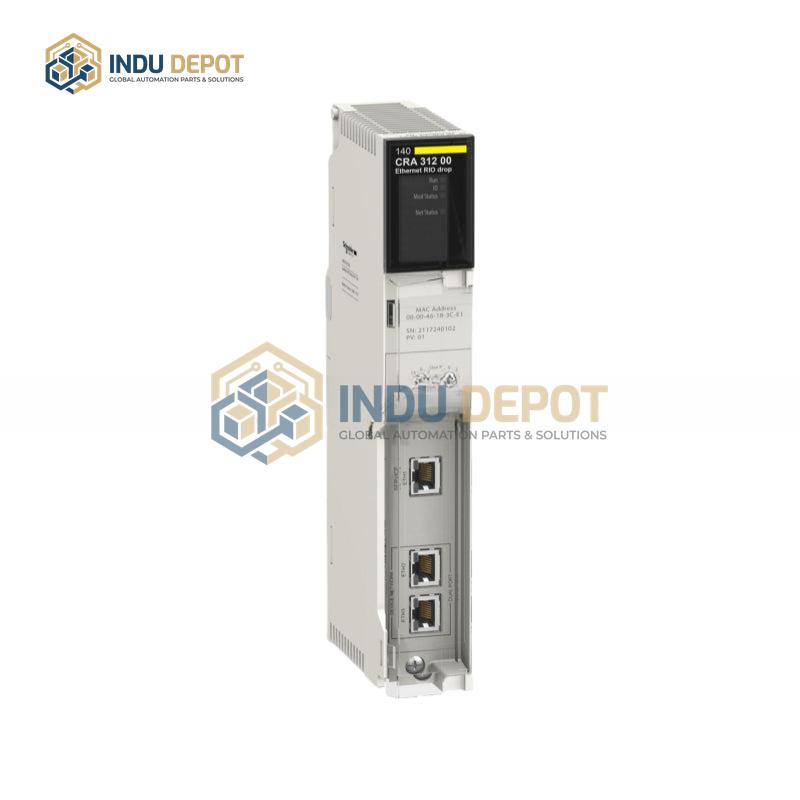 Schneider 140CRA31200 Ethernet Remote I/O Drop Adapter Module